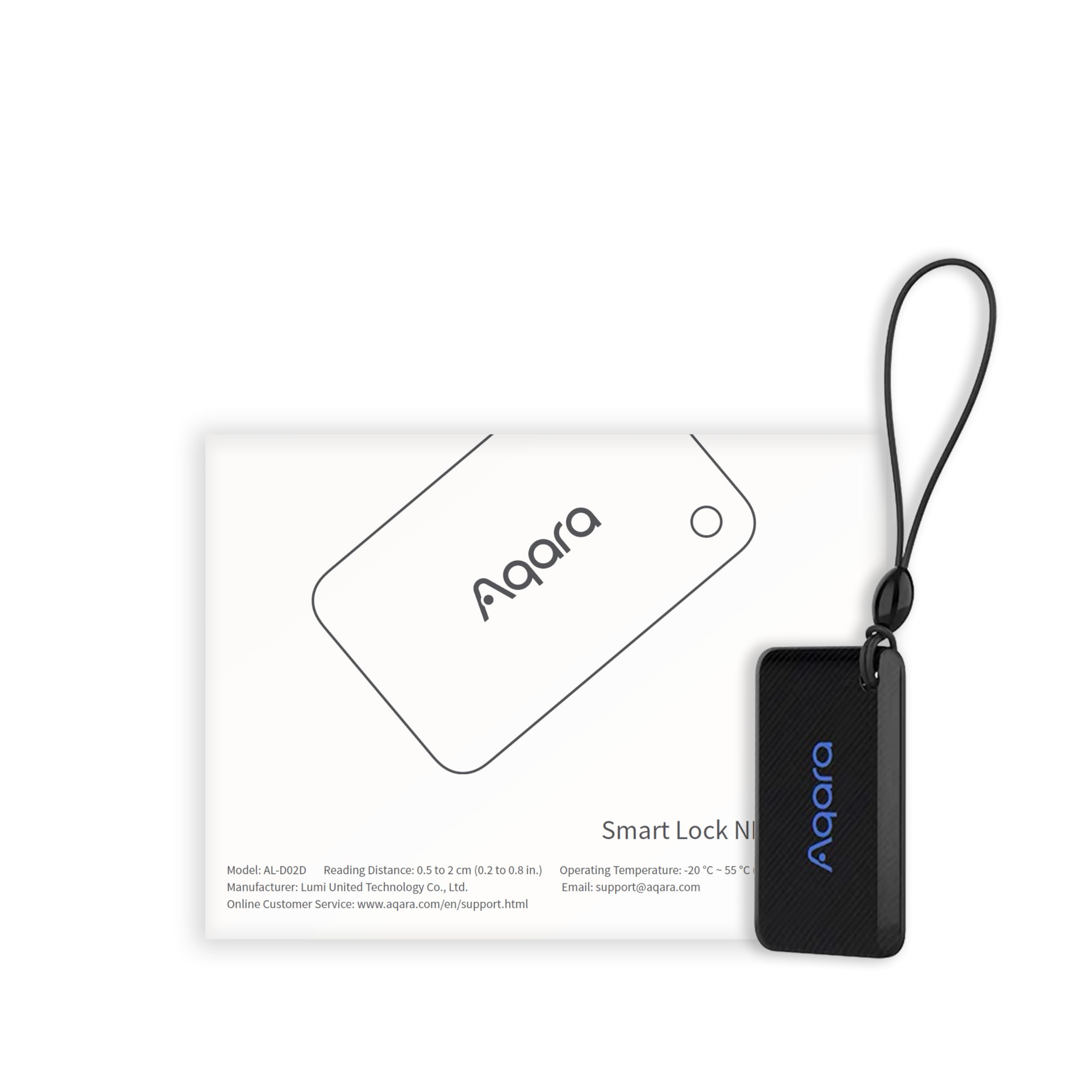 Aqara NFC Card for Smart Locks U100, U50, U200 & U300, Access Card for Keyless Entry Door Locks, NFC Key Card Works with Aqara Bluetooth Electronic Deadbolts, 1 Pack